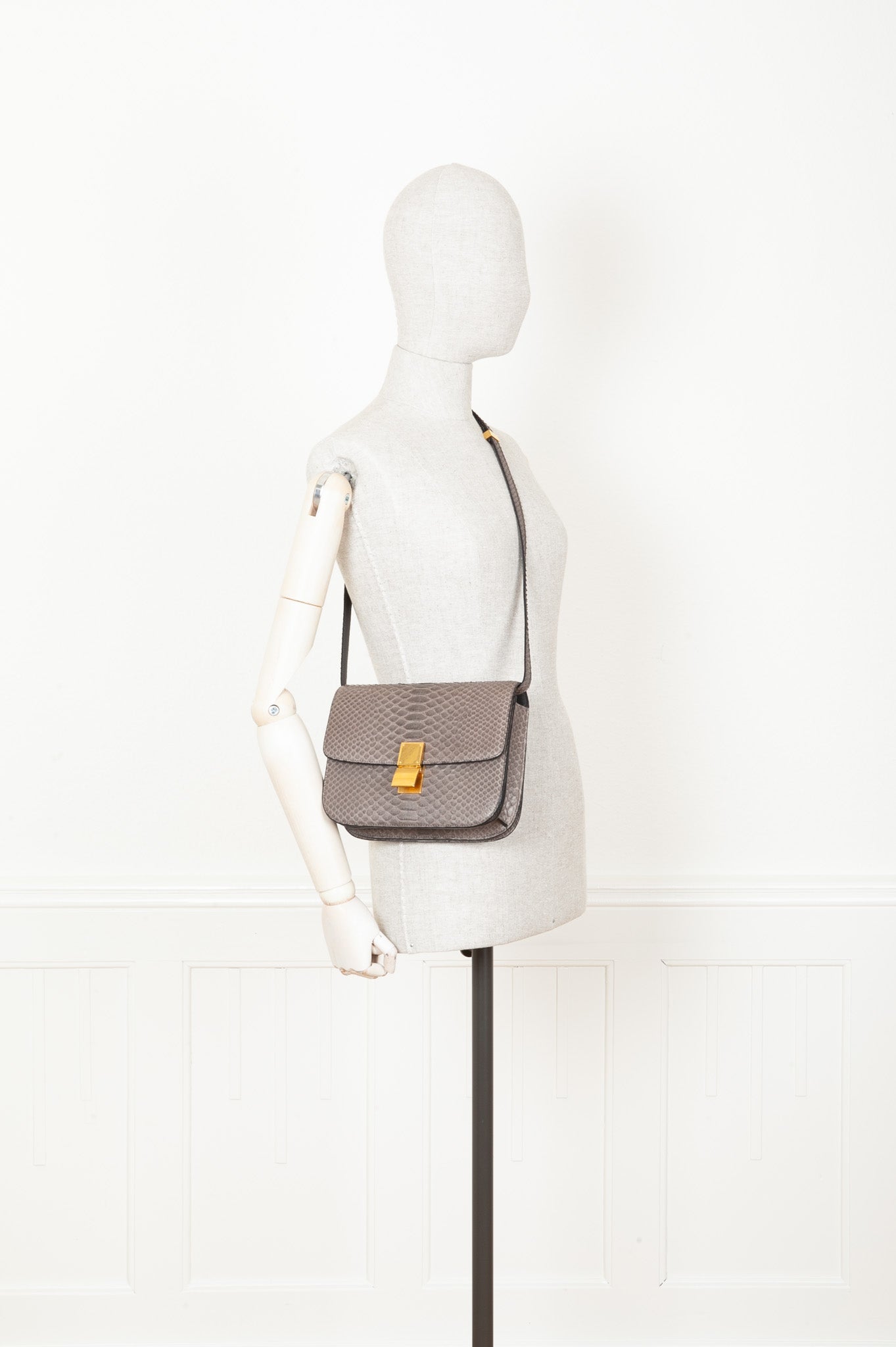 CÉLINE Classic Bag Python