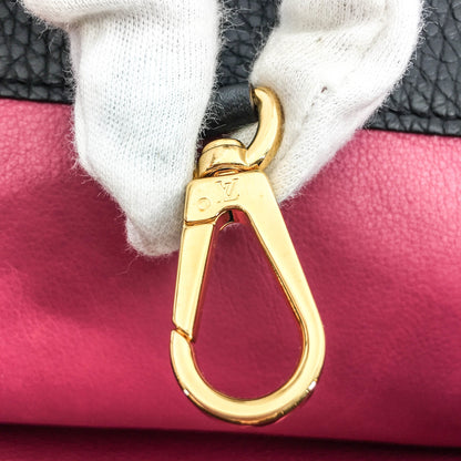 Louis-Vuitton Capucines MM Black GHW