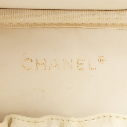 Chanel Around 2003 Caviar Skin Cc Mark Stitch Vanity Pink