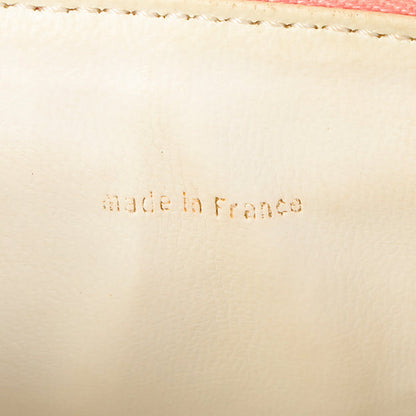 Chanel Around 2003 Caviar Skin Cc Mark Stitch Vanity Pink