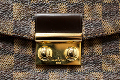 Louis Vuitton Damier Ebene Croisette Handbag/Messenger Bag