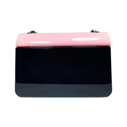 Chanel Pink Black Mini Evening Plexi Bag