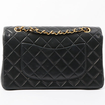Chanel Around 1992 Made Classic Flap Chain Bag 25Cm Black