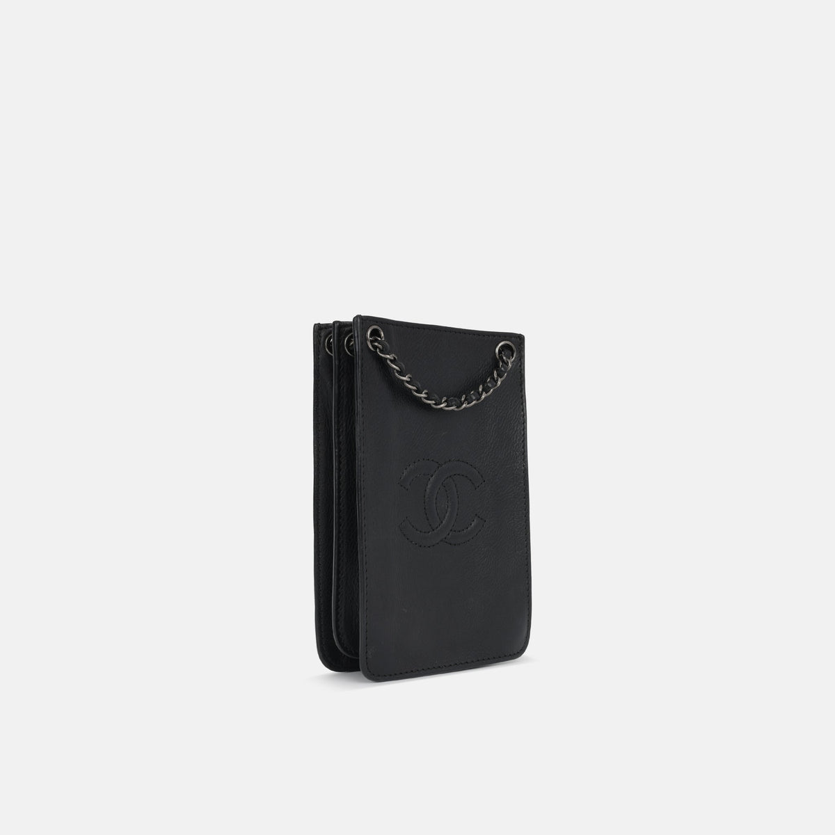 Chanel CC Phone Holder - Black