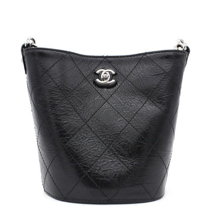 Leather Small Calfskin Bucket Bag