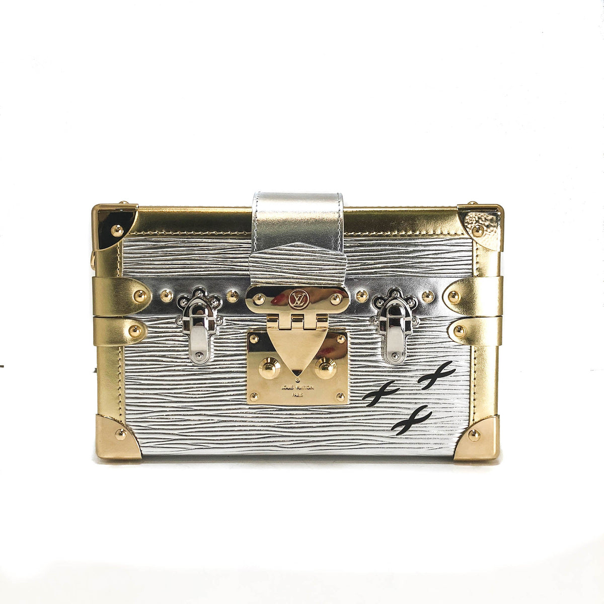 Louis-Vuitton Petite Malle Trunk Chest Bag