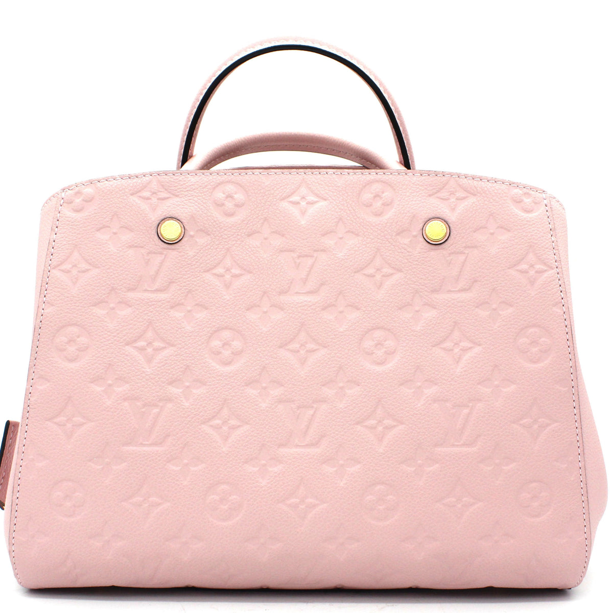 Louis-vuitton Montaigne MM Pink Monogram Empreinte Leather