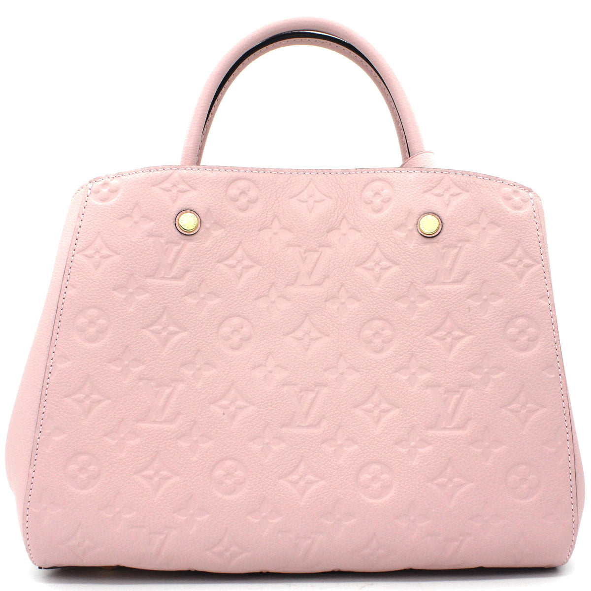 Louis-vuitton Montaigne MM Pink Monogram Empreinte Leather