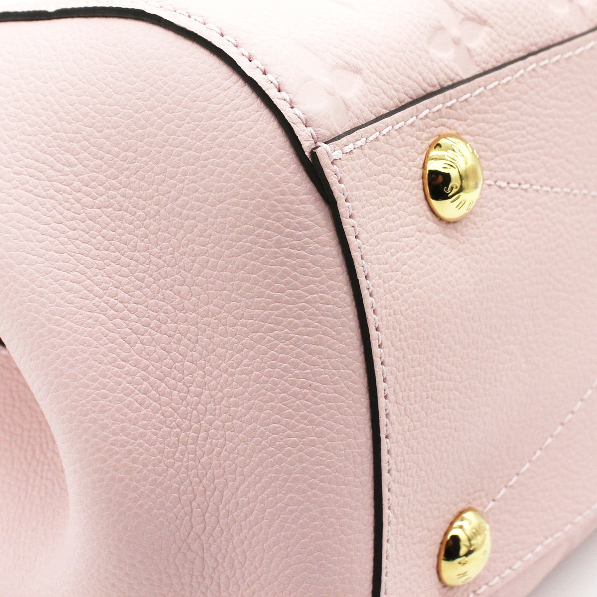 Louis-vuitton Montaigne MM Pink Monogram Empreinte Leather