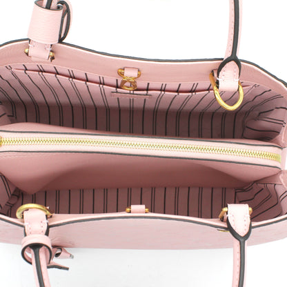 Louis-vuitton Montaigne MM Pink Monogram Empreinte Leather