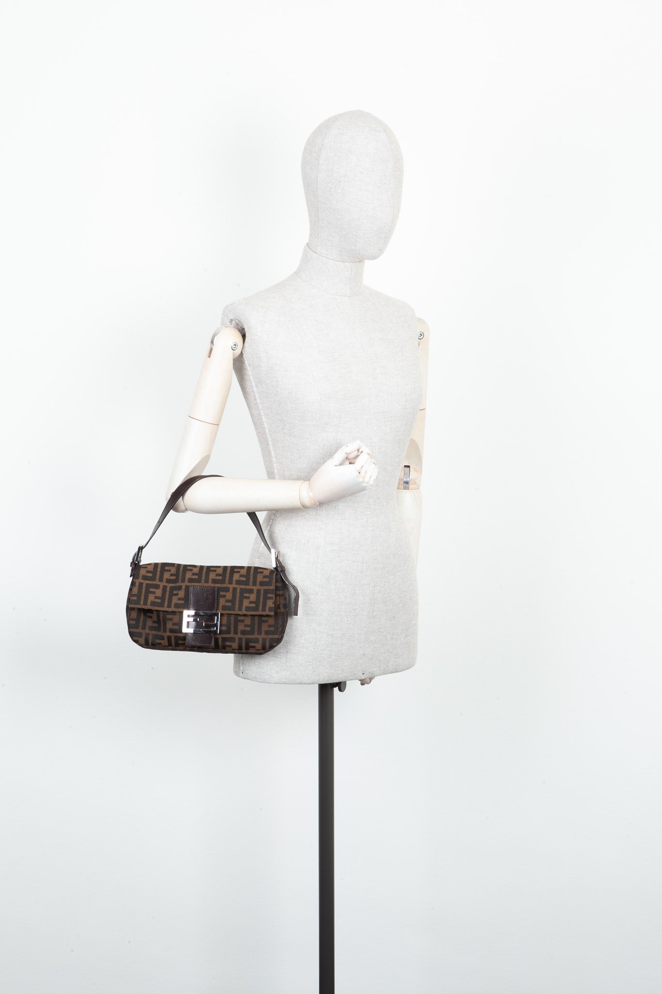 FENDI Vintage Zucca Baguette Bag