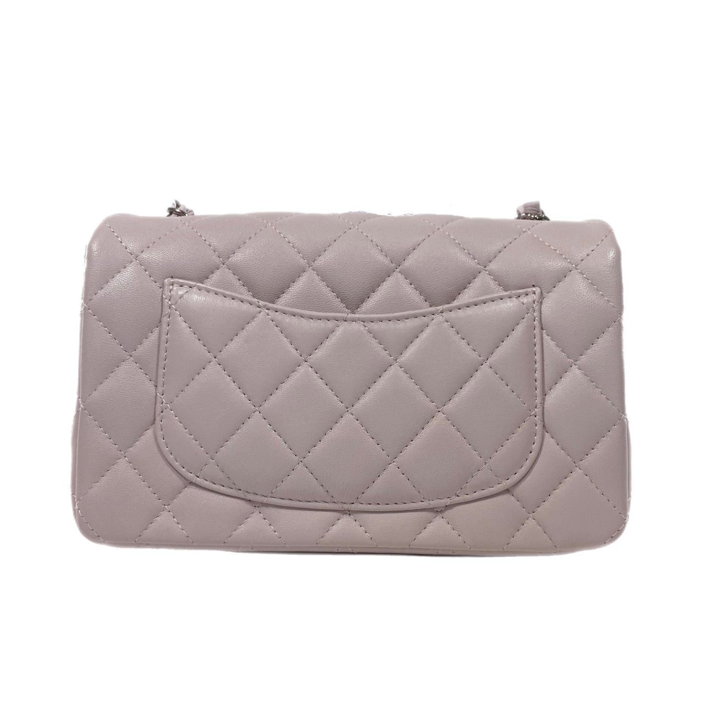 Chanel Pale Lavender Lambskin Mini Rectangle