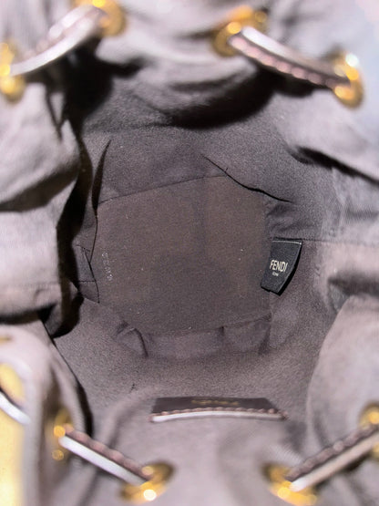 Fendi Mon Tresor Mini Bag in Shearling Superlux