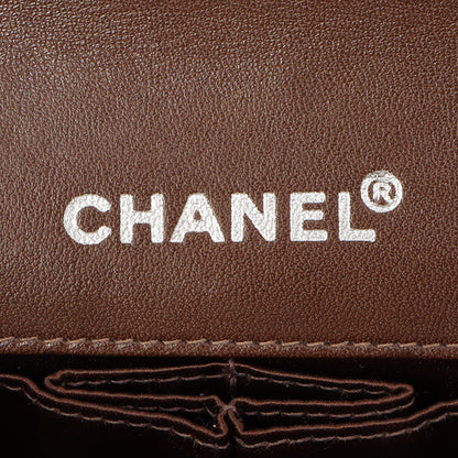 Chanel Around 2002 Made New Travel Nylon Chocolate Bar Turn-Lock Chain Bag Khaki/Brown
