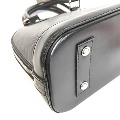 Louis-Vuitton Alma BB in Black Epi Leather
