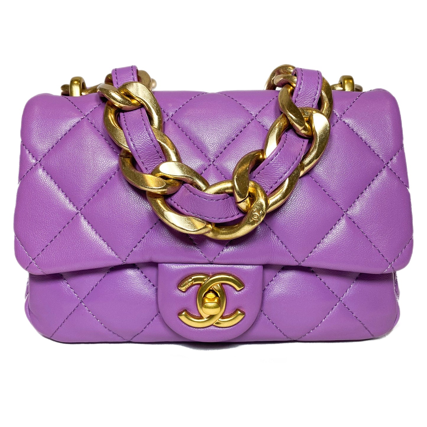 Chanel Lavender Funky Town Flap Bag