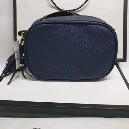 Gucci  Soho Disco Handbag (navy blue)