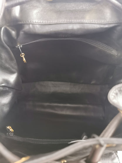 Chanel Duma Backpack Black Lambskin Gold