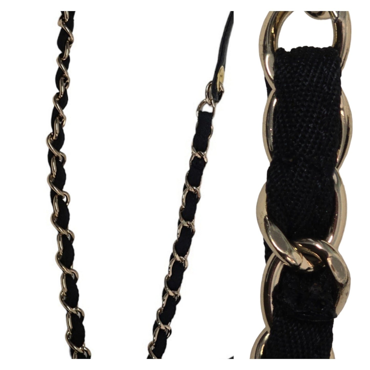 Chanel Woven Straw Raffia Medium Deauville Tote Black