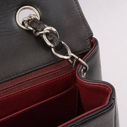 Chanel Around 1997 Made Diana Flap Chain Bag Black