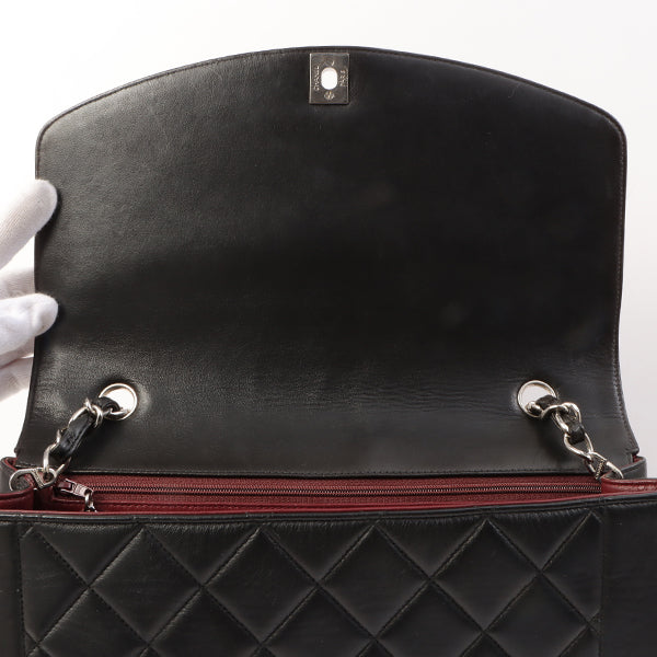 Chanel Around 1997 Made Diana Flap Chain Bag Black