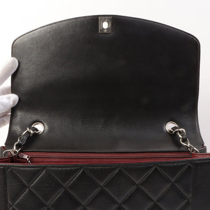 Chanel Around 1997 Made Diana Flap Chain Bag Black