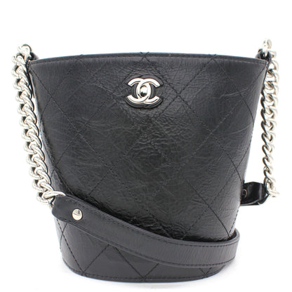 Leather Small Calfskin Bucket Bag
