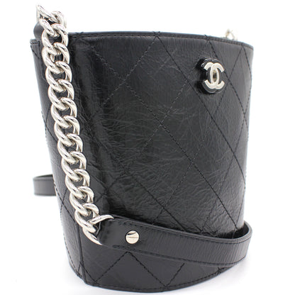 Leather Small Calfskin Bucket Bag