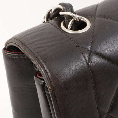Chanel Around 1997 Made Diana Flap Chain Bag Black