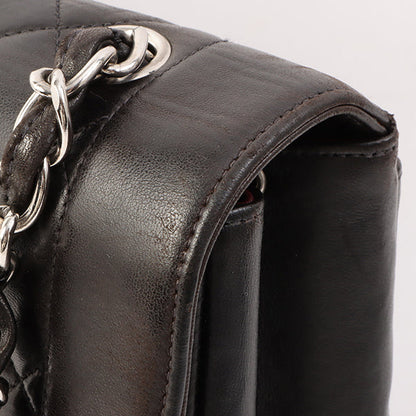 Chanel Around 1997 Made Diana Flap Chain Bag Black