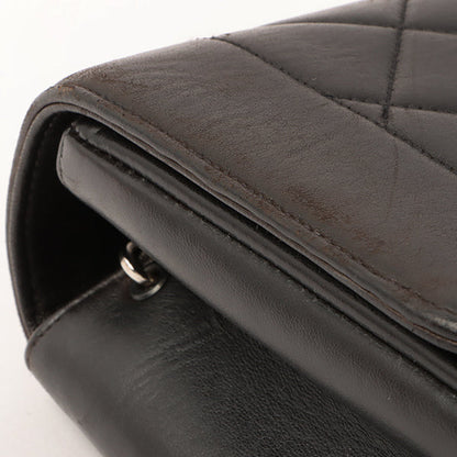 Chanel Around 1997 Made Diana Flap Chain Bag Black