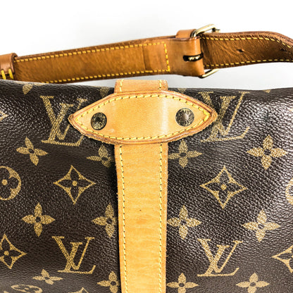 Louis-Vuitton Vintage Monogram Saumur 35 Monogram Cross Body Bag