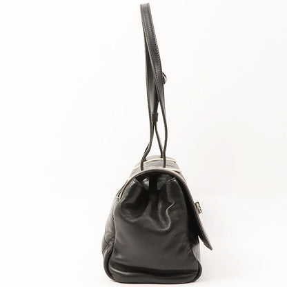 Chanel 2007 Made Bicolor Design 2.55 Shoulder Bag Grey/White