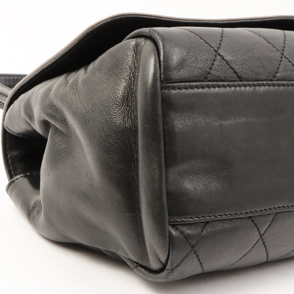 Chanel 2007 Made Bicolor Design 2.55 Shoulder Bag Grey/White