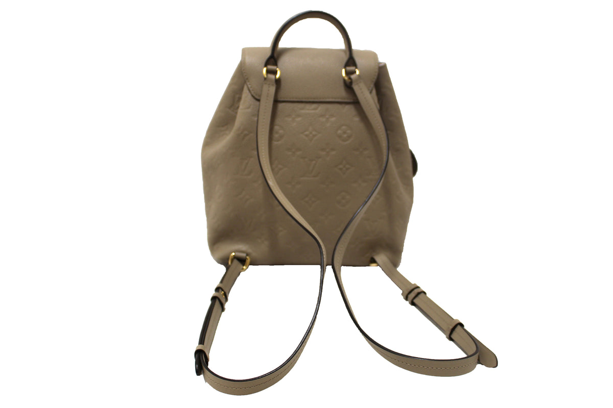 Louis Vuitton Turtledove Monogram Empreinte Leather Montsouris MM Backpack