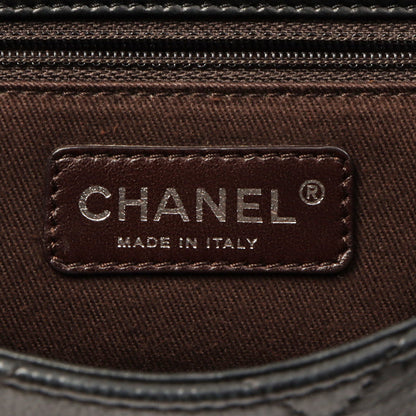 Chanel 2007 Made Bicolor Design 2.55 Shoulder Bag Grey/White