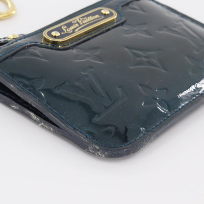Louis-Vuitton Patent Card Holder Coin Pouch Key Ring