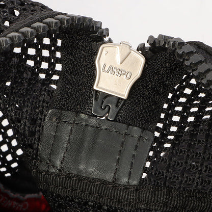 Chanel Around 2007 Made Sport Line Mesh Cc Mark Boston Bag Black