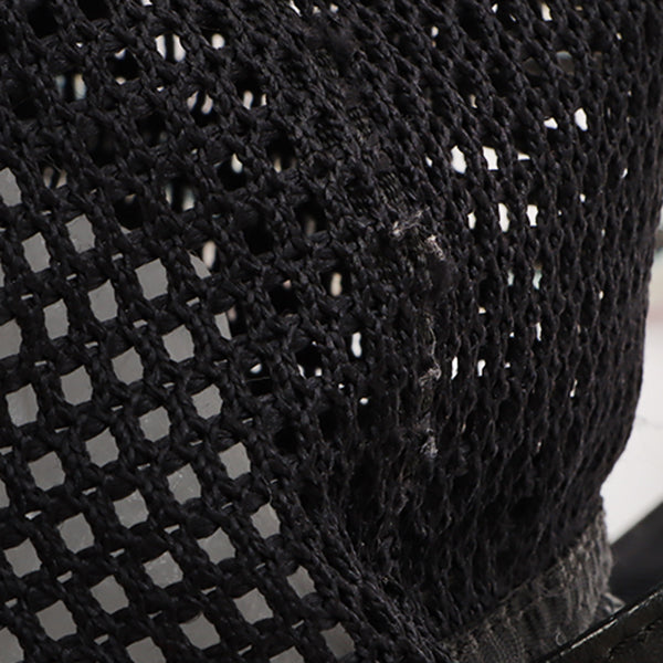 Chanel Around 2007 Made Sport Line Mesh Cc Mark Boston Bag Black