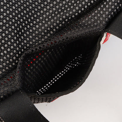 Chanel Around 2007 Made Sport Line Mesh Cc Mark Boston Bag Black