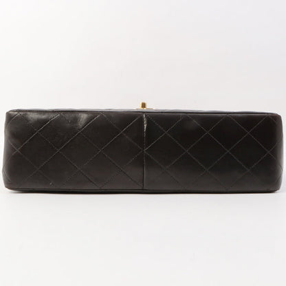 Chanel Around 1997 Made Classic Flap Chain Bag Jumbo Black