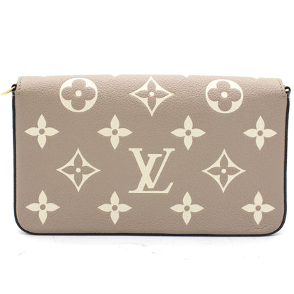 Louis-vuitton Felicie Pochette Bicolor Monogram Empreinte Leather