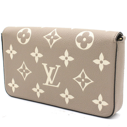 Louis-vuitton Felicie Pochette Bicolor Monogram Empreinte Leather