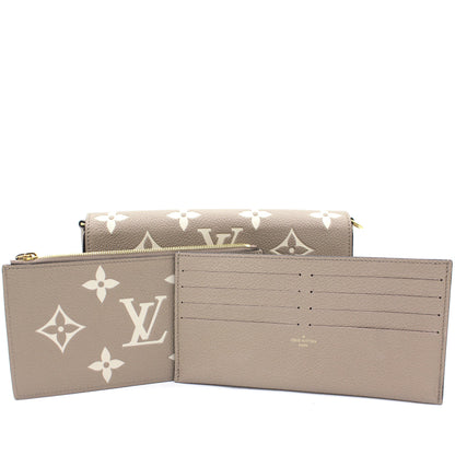 Louis-vuitton Felicie Pochette Bicolor Monogram Empreinte Leather