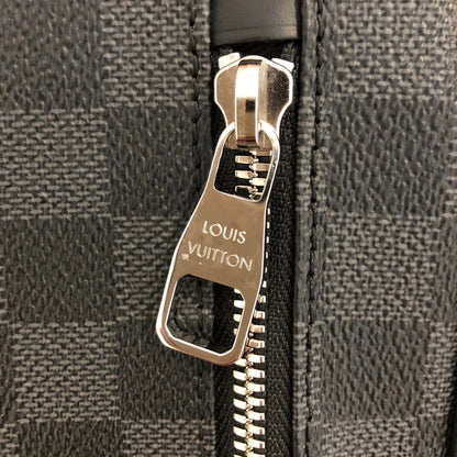 Louis-Vuitton Kasai Clutch Damier Graphite Leather Men's