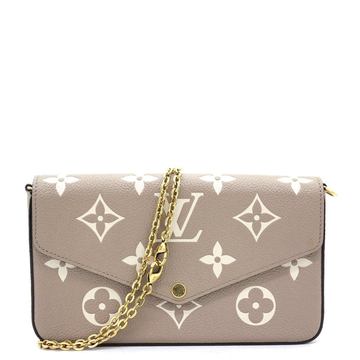 Louis-vuitton Felicie Pochette Bicolor Monogram Empreinte Leather