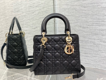 DR332 Medium Lady Dior Bag / HIGHEST QUALITY VERSION / 9.5 x 8 x 4.5 inches