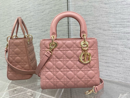 DR333 Medium Lady Dior Bag / HIGHEST QUALITY VERSION / 9.5 x 8 x 4.5 inches