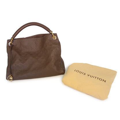 Louis-Vuitton Artsy MM in Brown Leather