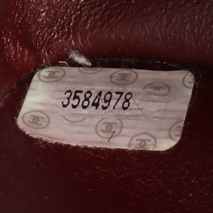 Chanel Around 1995 Made Suede Classic Flap Chain Bag 23Cm Red